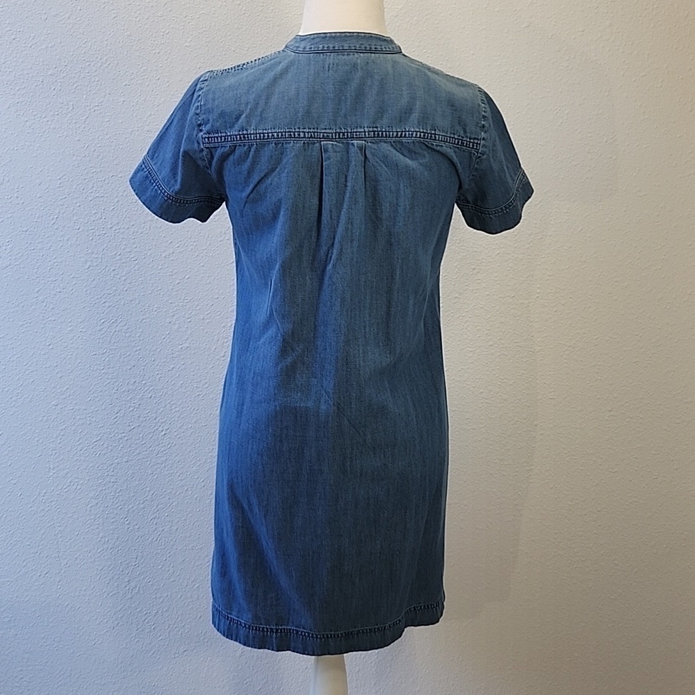 J. CREW DENIM DRESS SIZE 00 - Picture 2 of 8